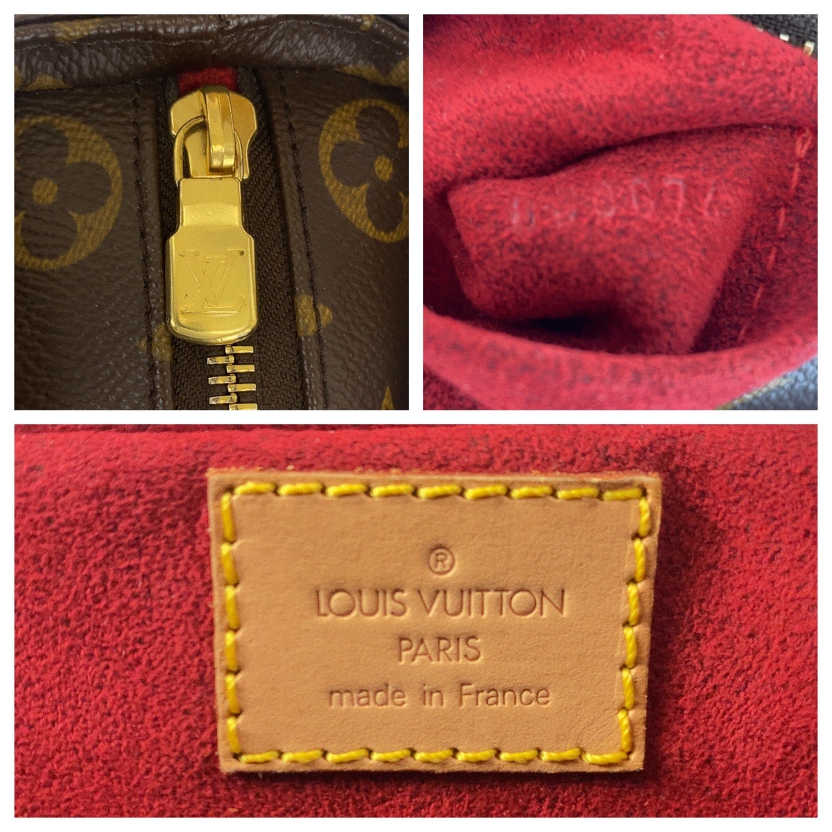 21069
LOUIS VUITTON ルイヴィトン モノグラム ヴィバシテMM ブラウン ゴールド金具 PVC / レザー M51164 ショルダーバッグ レディース A