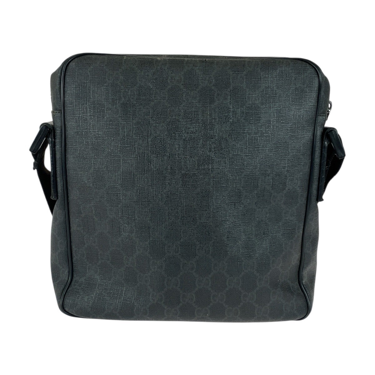 21079
GUCCI グッチ ブラック 黒 グレー GGスプリームキャンバス / レザー 162907 ショルダーバッグ メッセンジャーバッグ メンズ AB20