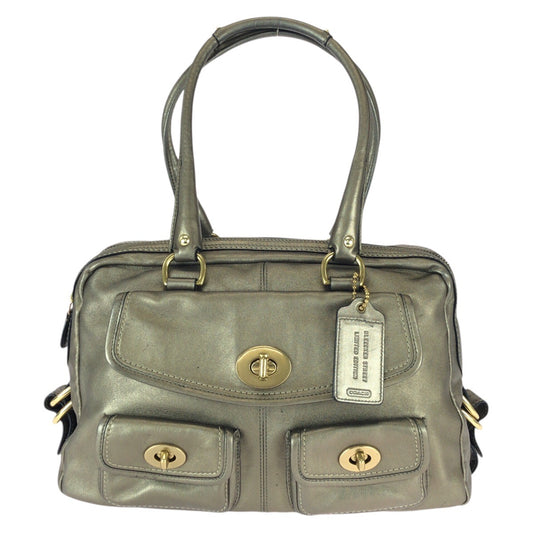 21081
COACH コーチ オールドコーチ ダークゴールド ゴールド金具 レザー 12791 トートバッグ ショルダーバッグ レディース ABP
