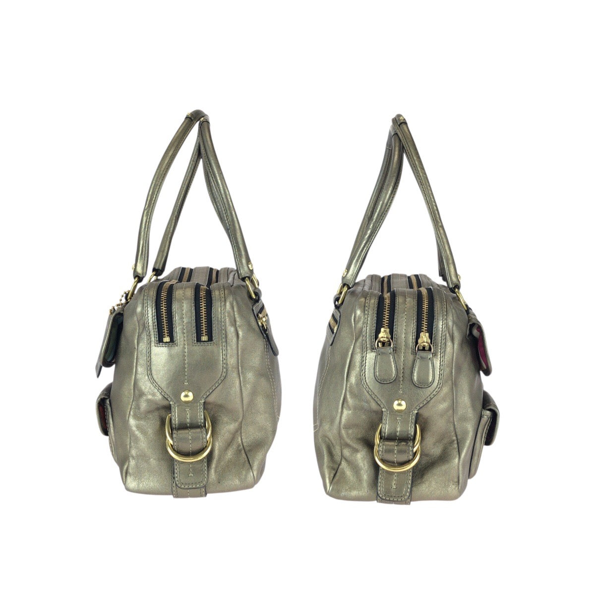 21081
COACH コーチ オールドコーチ ダークゴールド ゴールド金具 レザー 12791 トートバッグ ショルダーバッグ レディース ABP