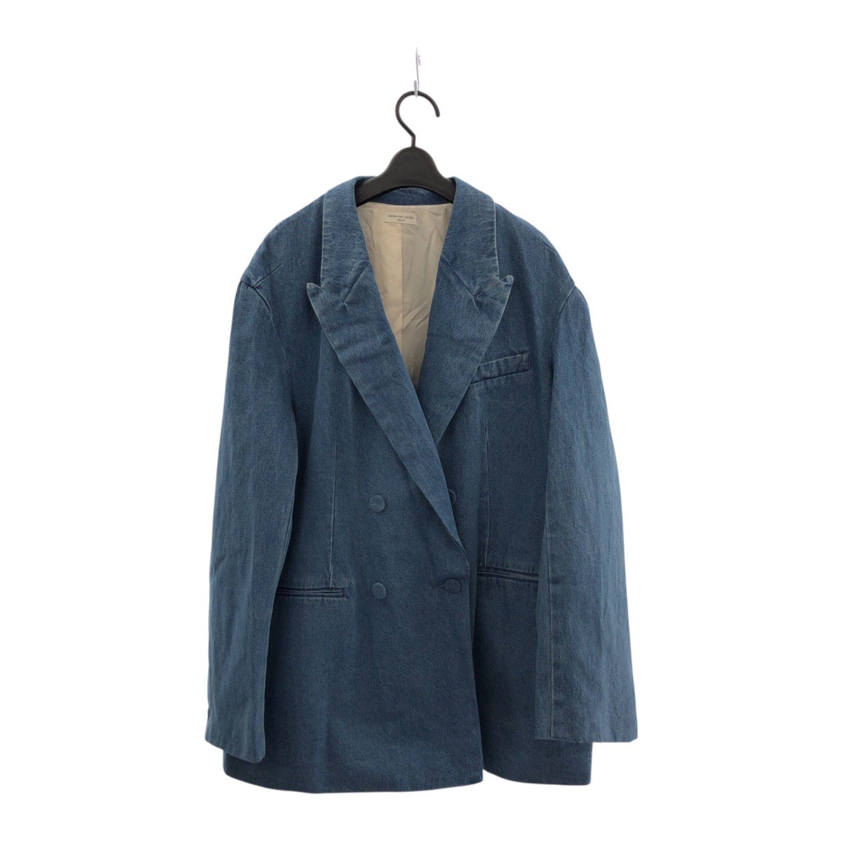 21083
DRIES VAN NOTEN Size 38 Blue Denim Cotton Denim Jacket Tailored Jacket Men's A30