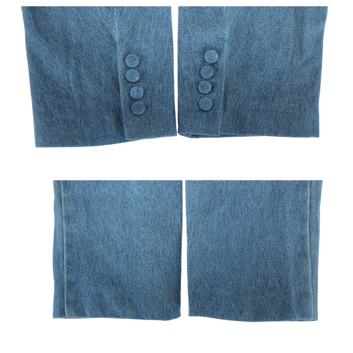 21083
DRIES VAN NOTEN Size 38 Blue Denim Cotton Denim Jacket Tailored Jacket Men's A30