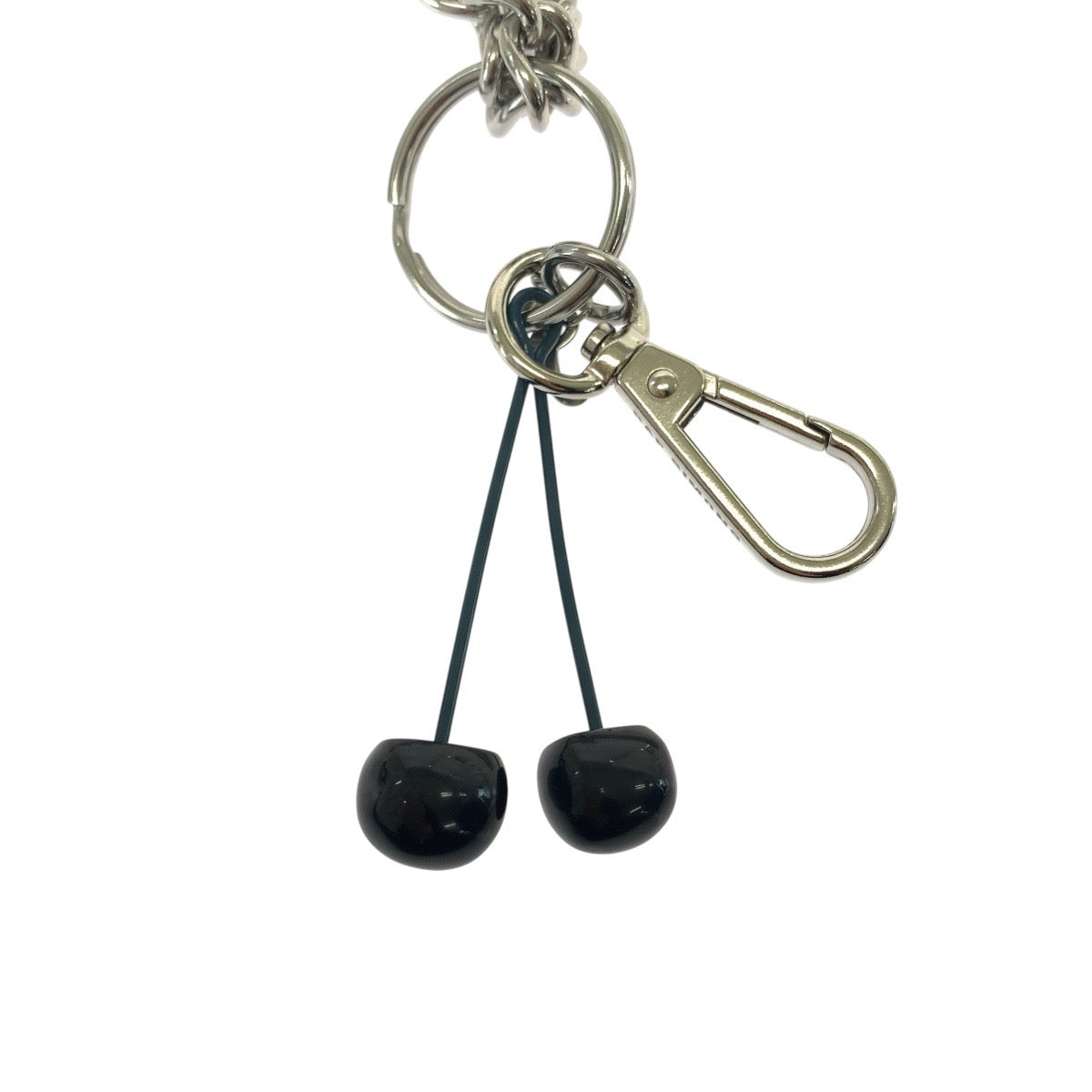 21085
RAF SIMONS Cherry Silver Blue Black Metal Wallet Chain Unisex Men's SA14