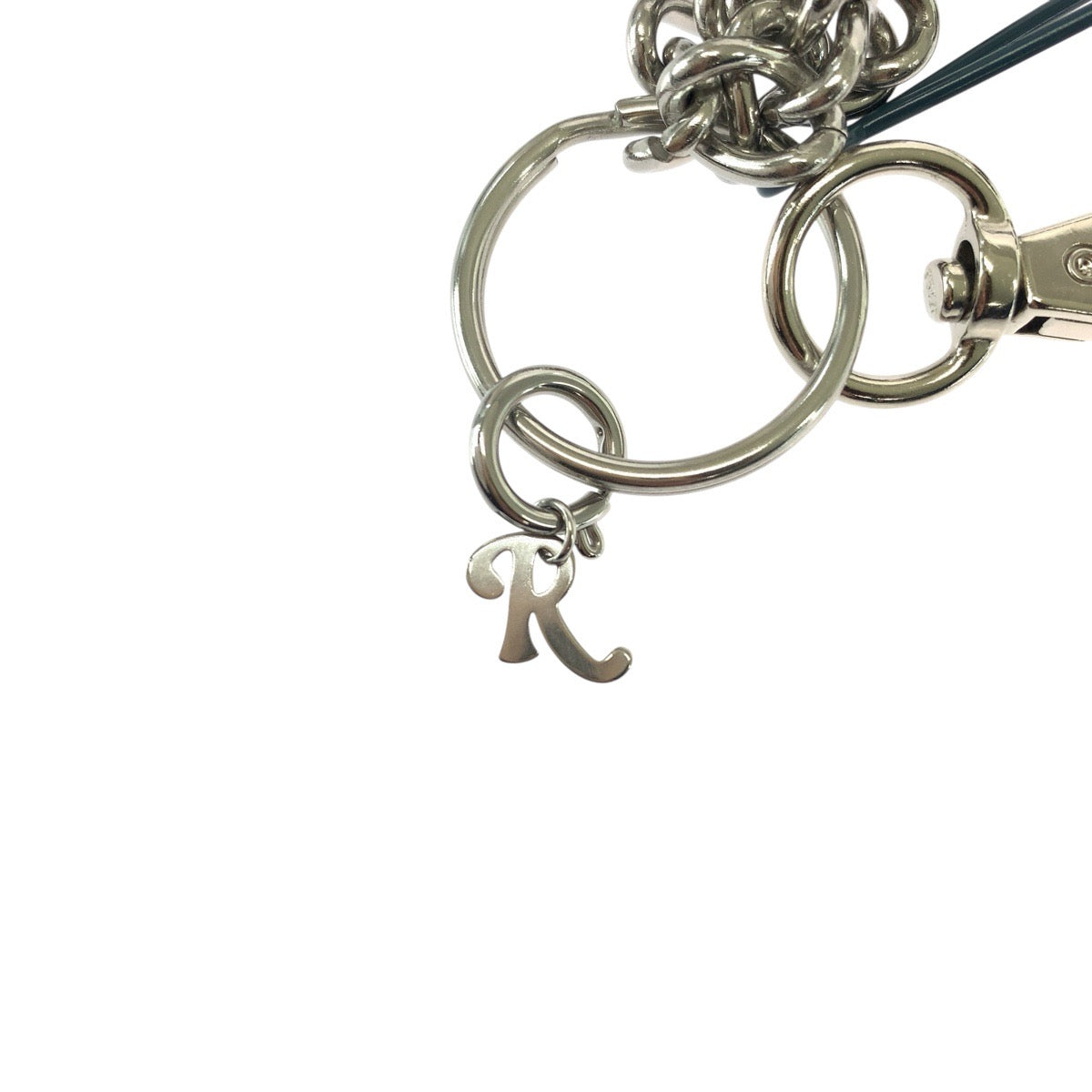 21085
RAF SIMONS Cherry Silver Blue Black Metal Wallet Chain Unisex Men's SA14