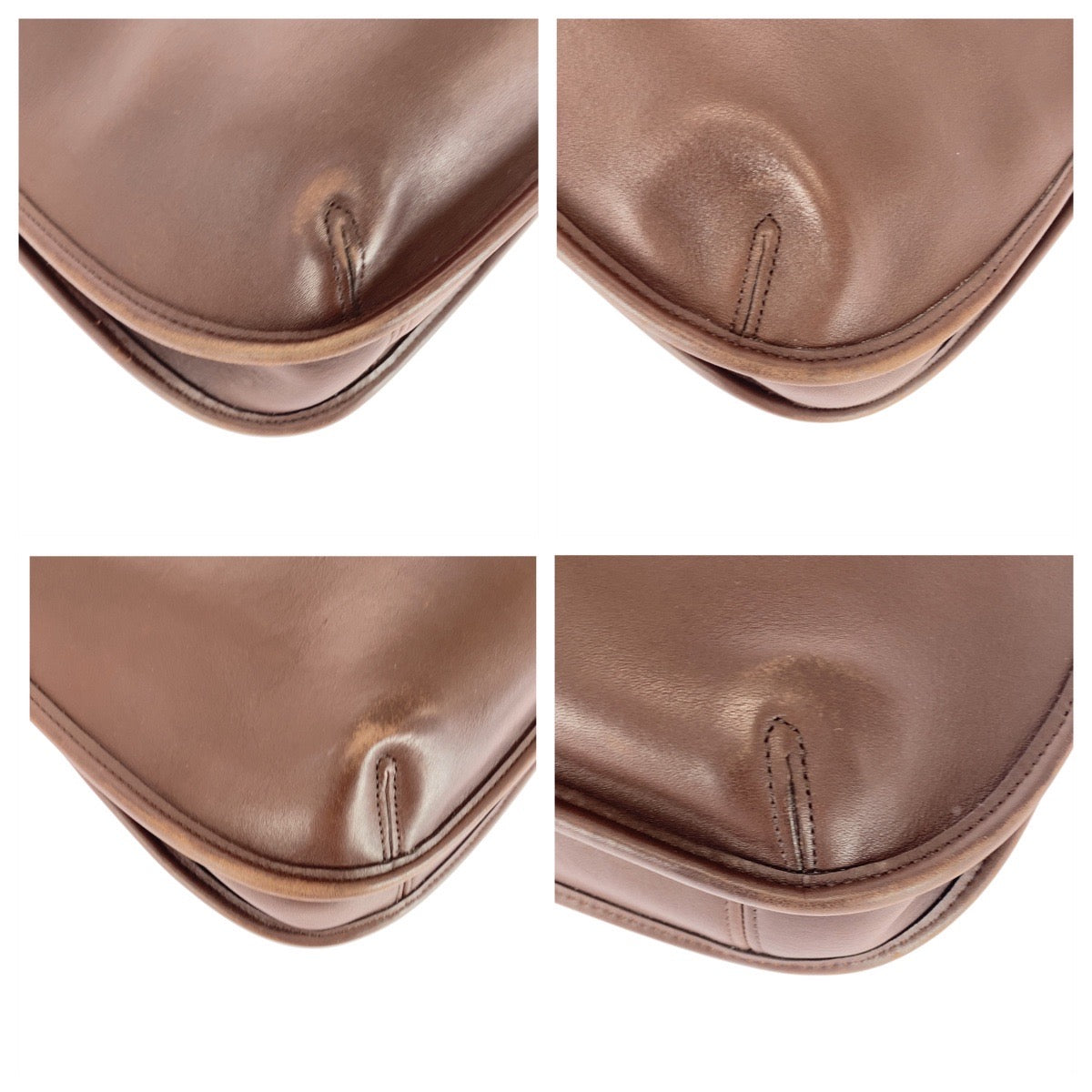 21089
COACH コーチ ヴィンテージ オールドコーチ ブラウン ゴールド金具 レザー 9025 ショルダーバッグ レディース ABP40