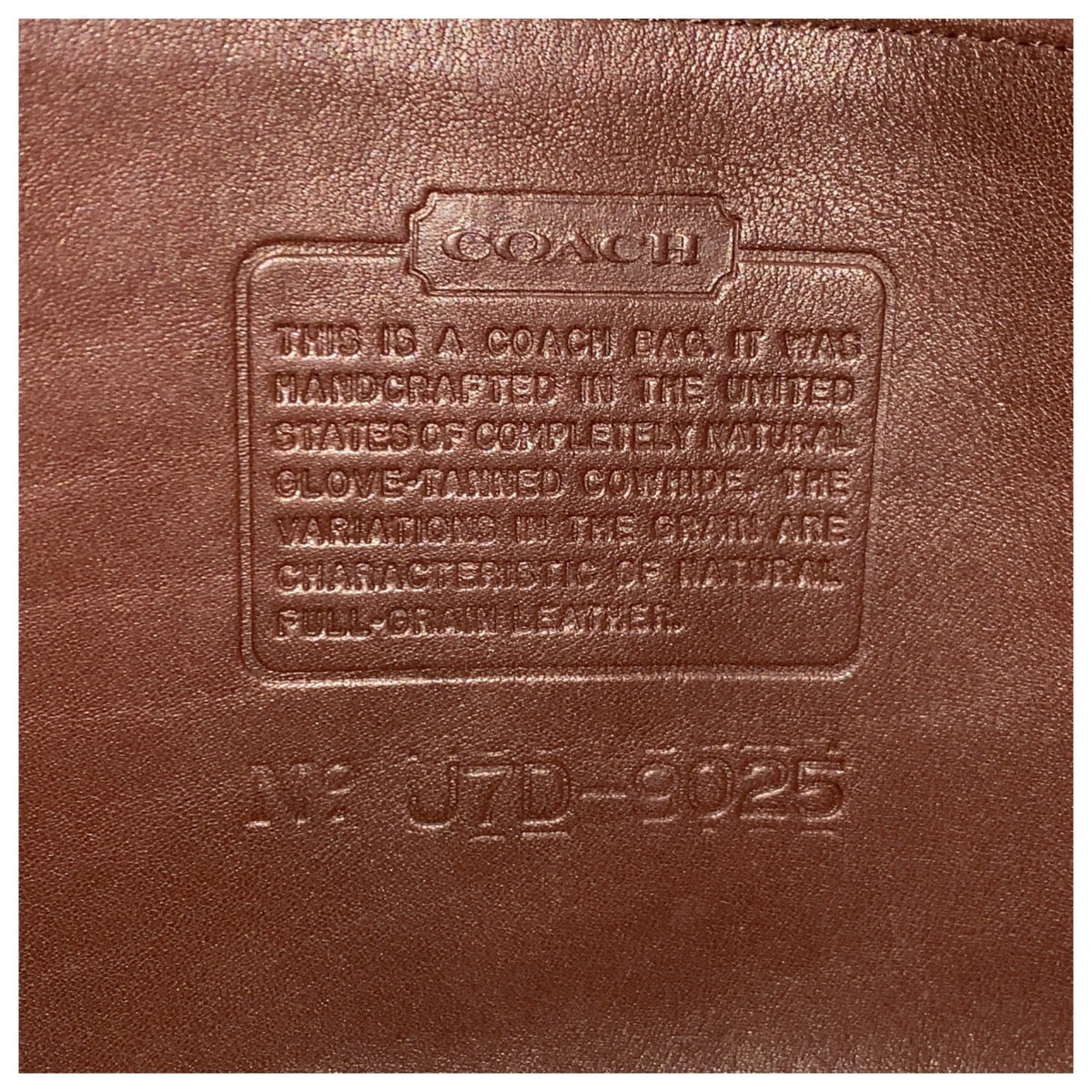 21089
COACH コーチ ヴィンテージ オールドコーチ ブラウン ゴールド金具 レザー 9025 ショルダーバッグ レディース ABP40