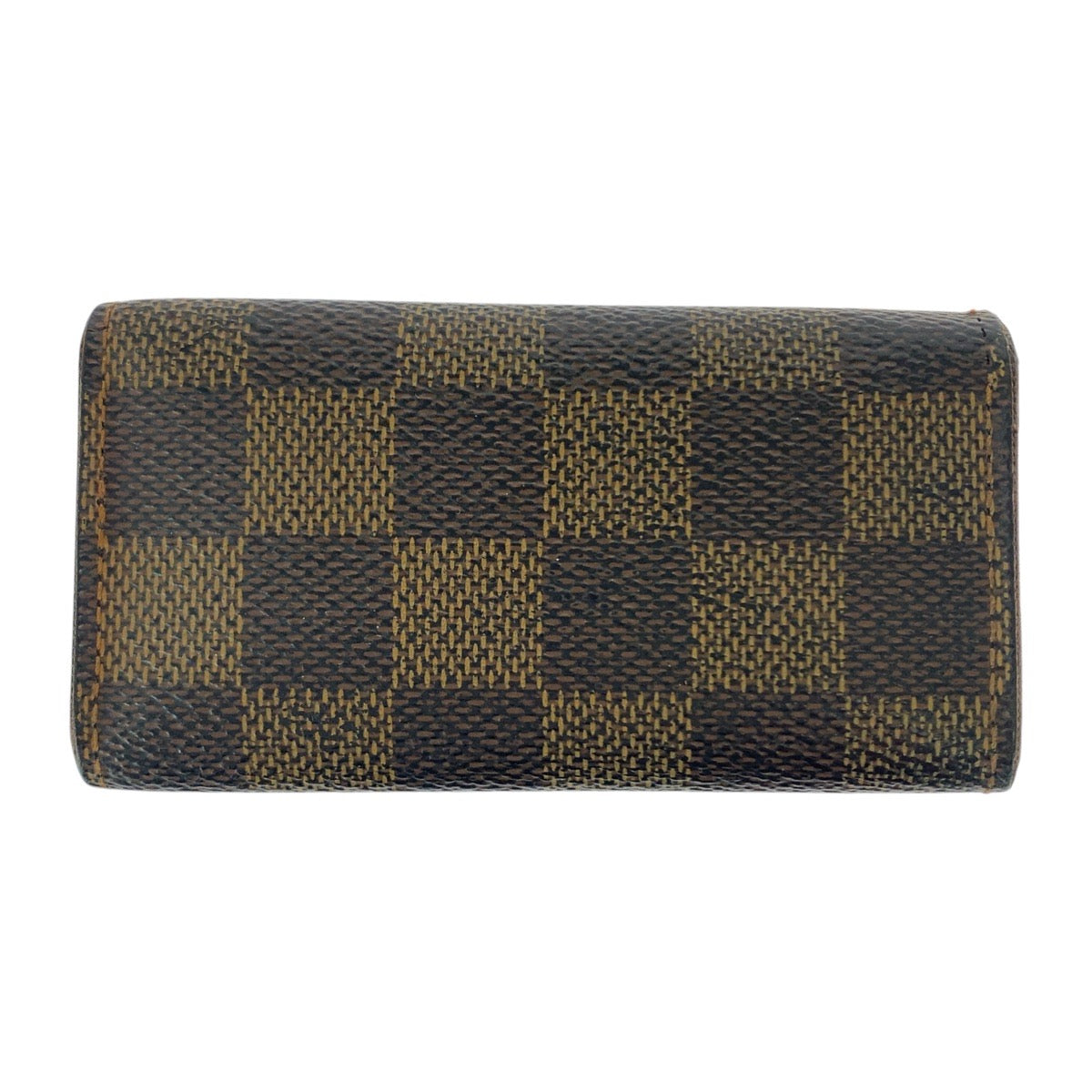 21092
LOUIS VUITTON ルイヴィトン ダミエ ミュルティクレ４ ブラウン ゴールド金具 PVC N62631 キーケース 4連 男女兼用 レディース AB5