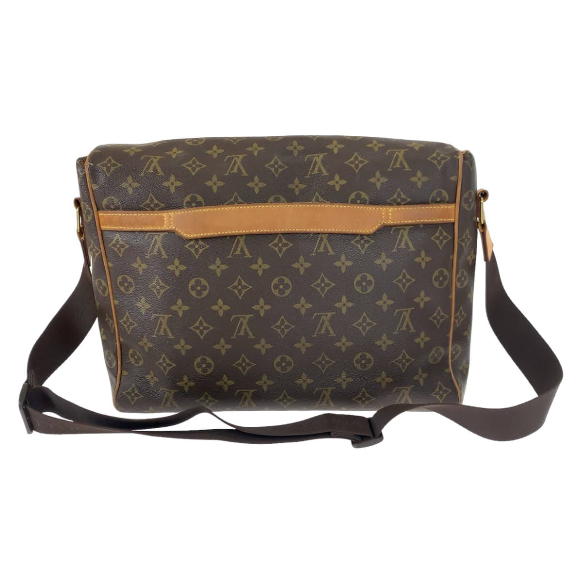 21094
LOUIS VUITTON ルイヴィトン モノグラム アベス ブラウン PVC M45257 ショルダーバッグ 斜め掛け メッセンジャーバッグ メンズ AB52