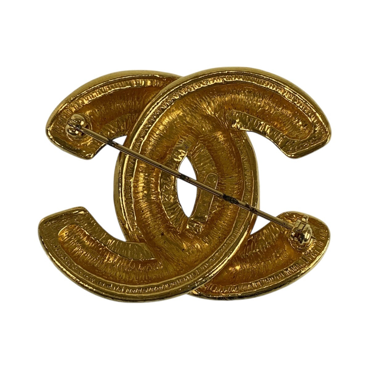 21099
CHANEL シャネル ココマーク ゴールド メッキ ブローチ レディース AB50