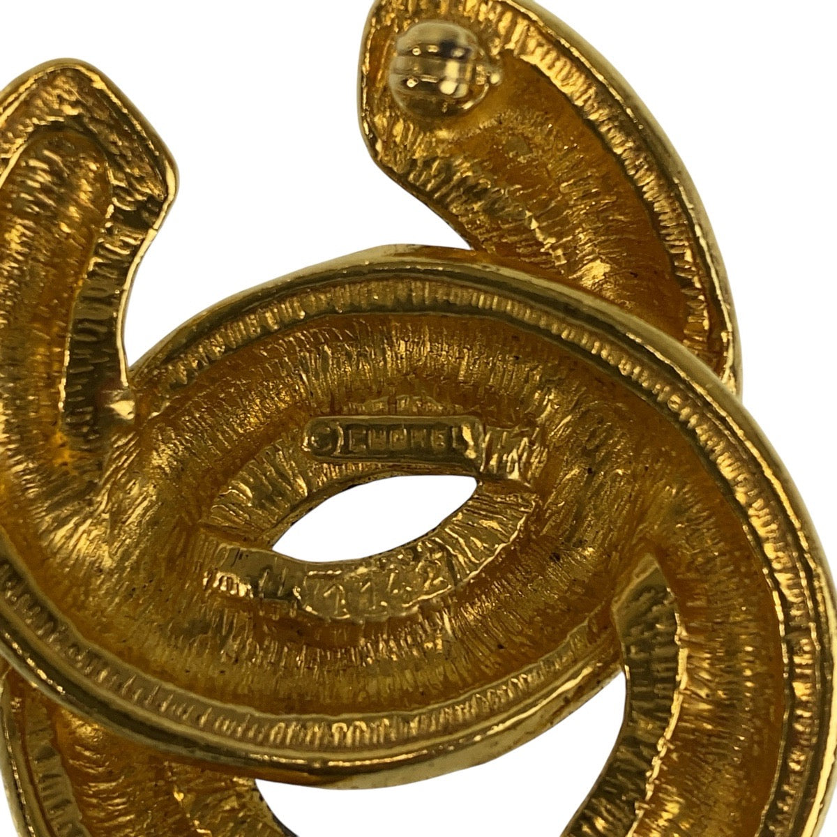 21099
CHANEL シャネル ココマーク ゴールド メッキ ブローチ レディース AB50