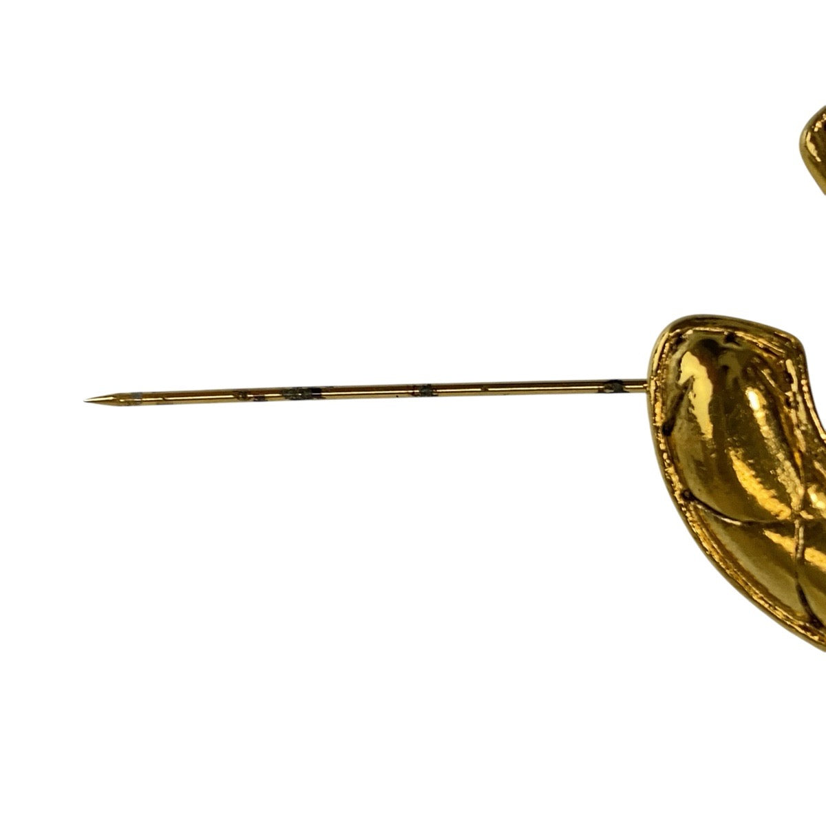 21099
CHANEL シャネル ココマーク ゴールド メッキ ブローチ レディース AB50