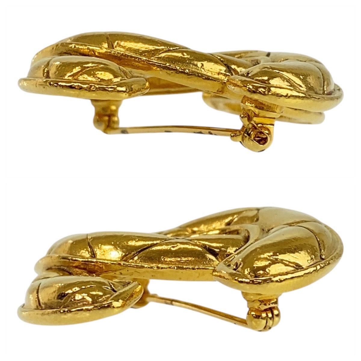 21099
CHANEL シャネル ココマーク ゴールド メッキ ブローチ レディース AB50