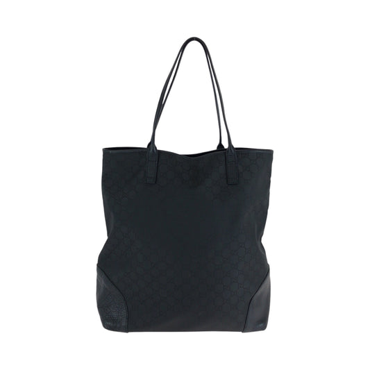 21104
GUCCI グッチ ブラック 黒 ゴールド金具 ナイロン 263345 トートバッグ ハンドバッグ レディース ABP50
