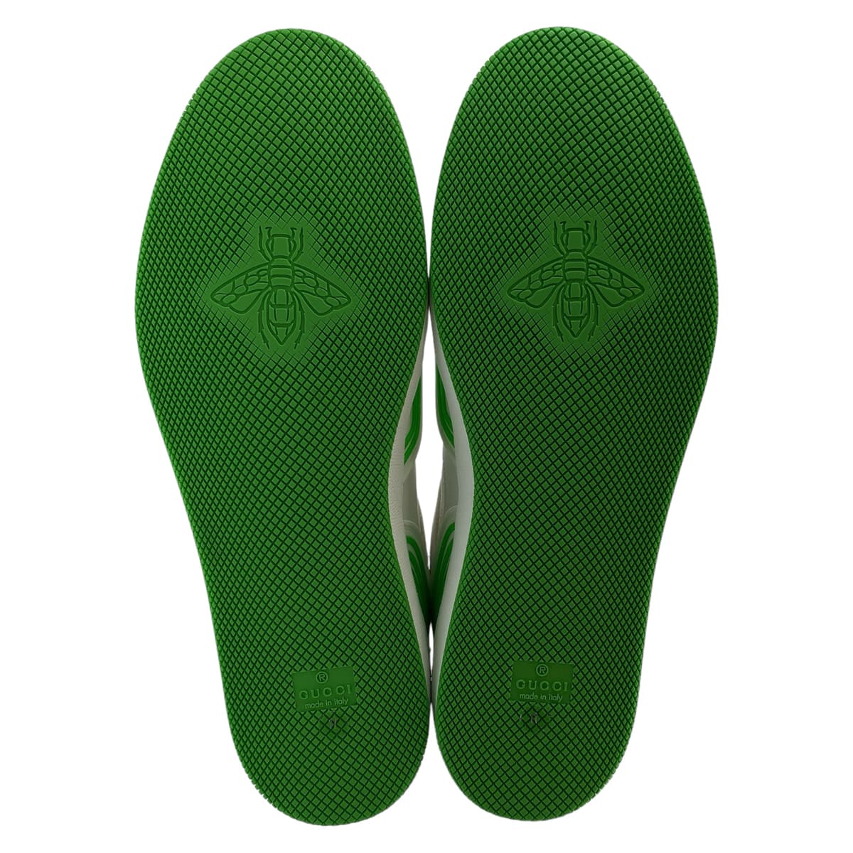 21114
GUCCI グッチ バスケット GG柄 サイズ11 ホワイト グリーン レザー 700290 スニーカー バスケットシューズ メンズ A39