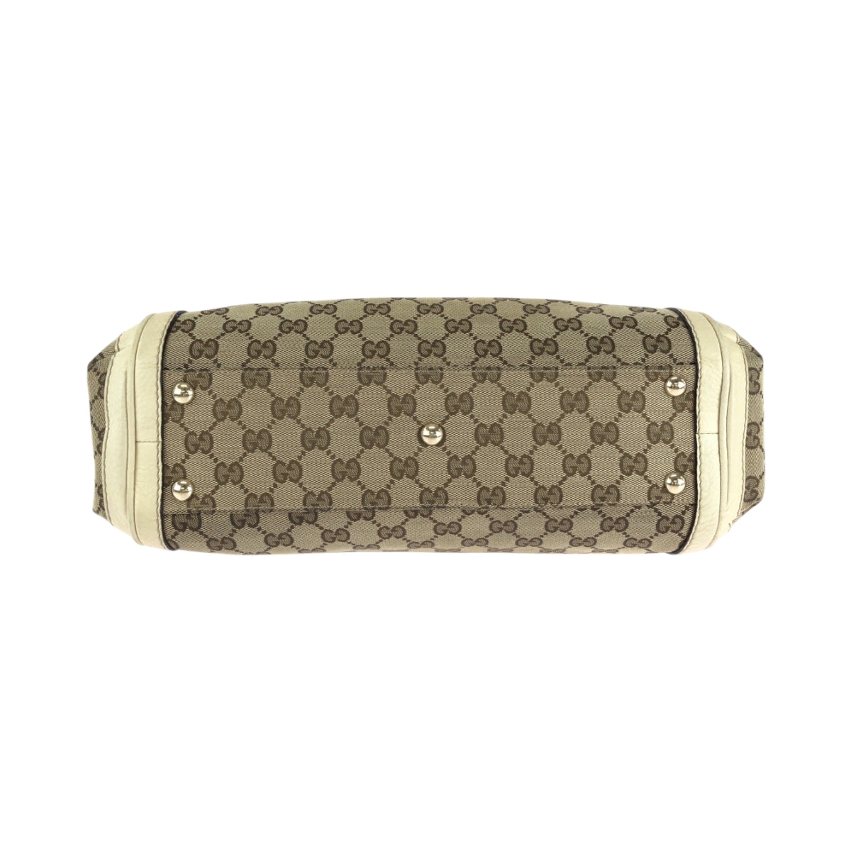 21115
GUCCI Guccissima Bella Beige Ivory Gold Hardware GG Canvas 282300 Shoulder Bag Handbag 2way Ladies ABP40