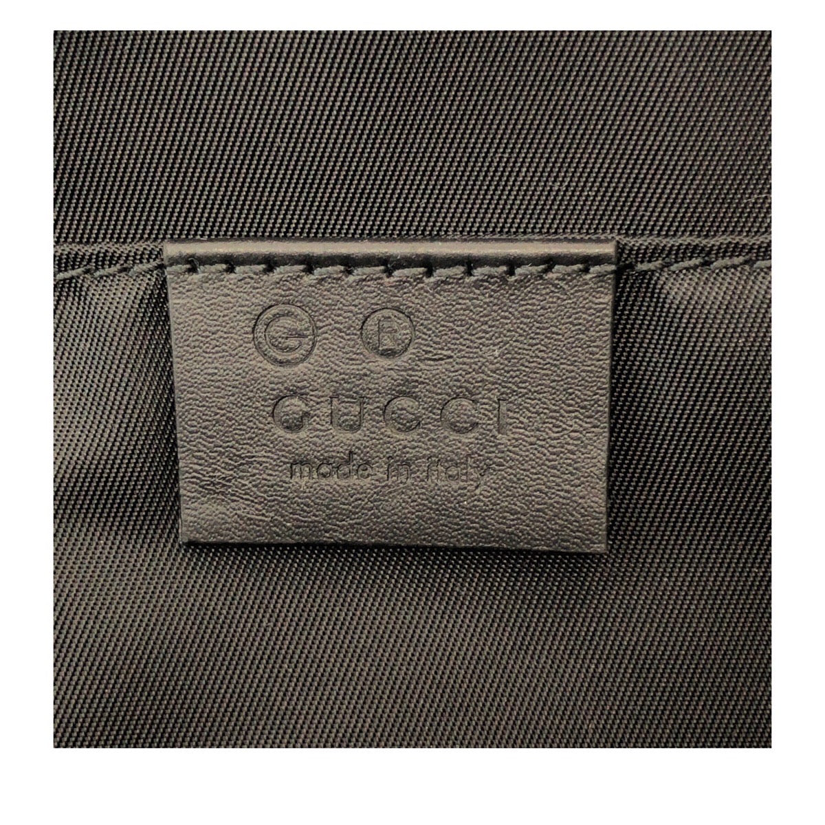 21118
GUCCI グッチ シェリーライン ブラック 黒 シルバー金具 キャンバス / レザー 630916 セカンドバッグ ポーチ メンズ A39
