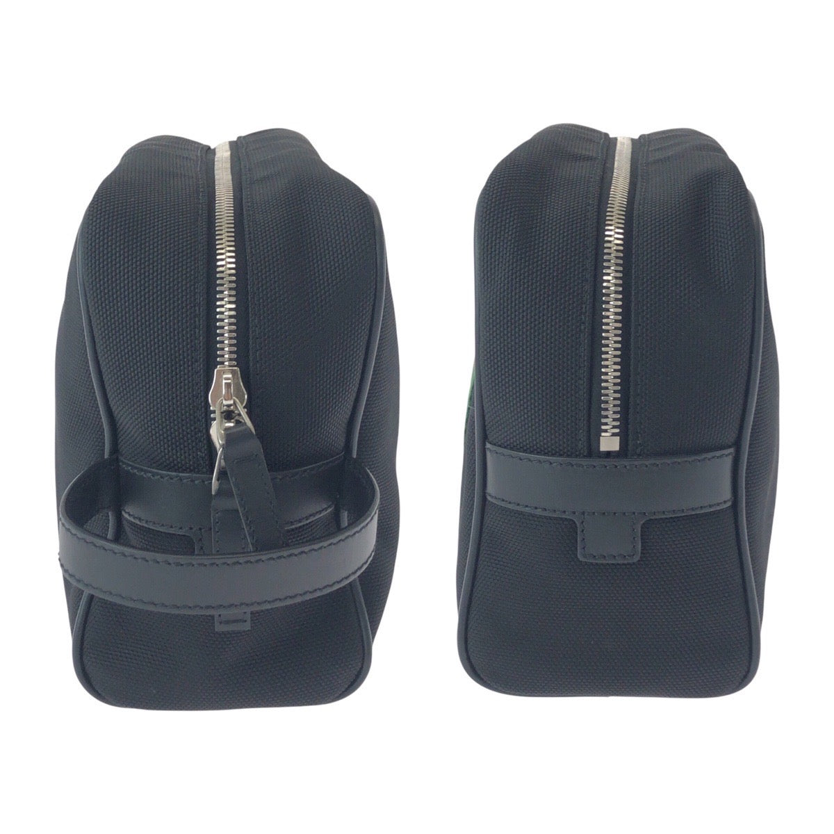 21118
GUCCI グッチ シェリーライン ブラック 黒 シルバー金具 キャンバス / レザー 630916 セカンドバッグ ポーチ メンズ A39