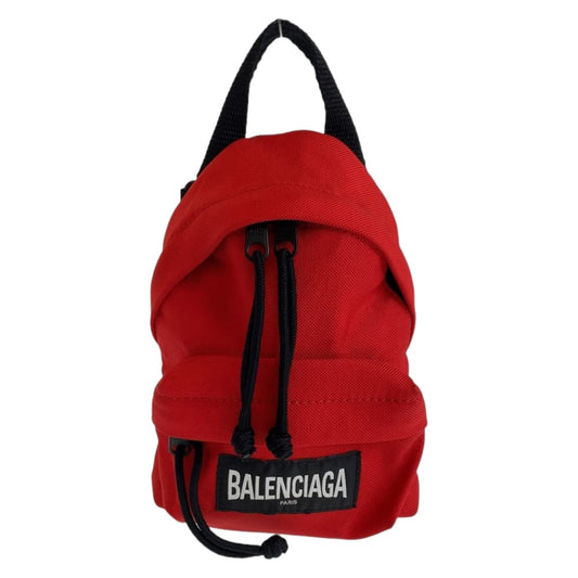 21119
BALENCIAGA バレンシアガ エクスプローラー レッド ブラック 黒 ナイロン 斜め掛け ショルダーバッグ ポシェット レディース A41
