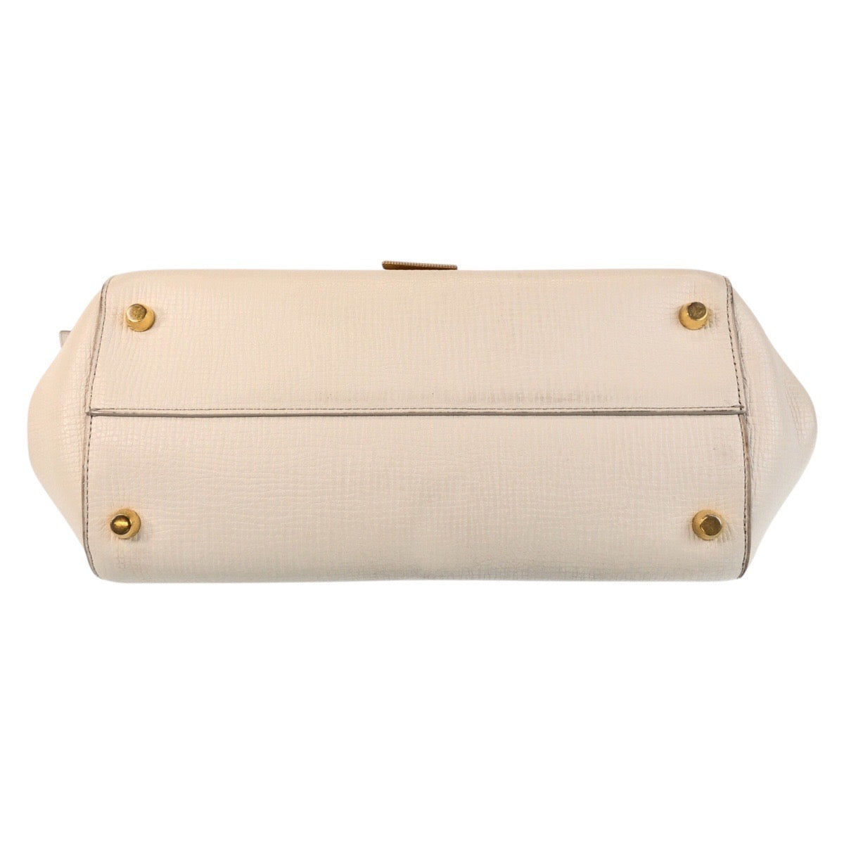 21120
BOTTEGAVENETA Bottega Veneta The Angle Paramerate Ivory Gold Hardware Leather Shoulder Bag Women's A44
