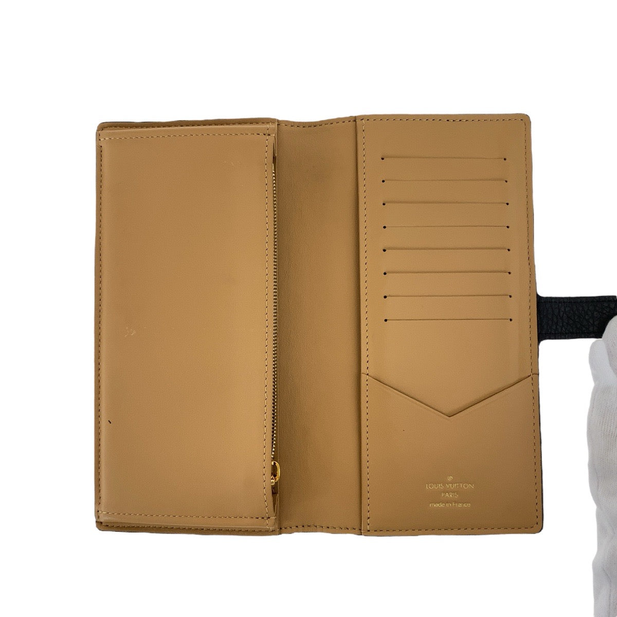 21123
LOUIS VUITTON ルイヴィトン ヴェルティカル ウォレット ブラック 黒 ゴールド金具 レザー M81330 長財布 ロングウォレット メンズ ABP56