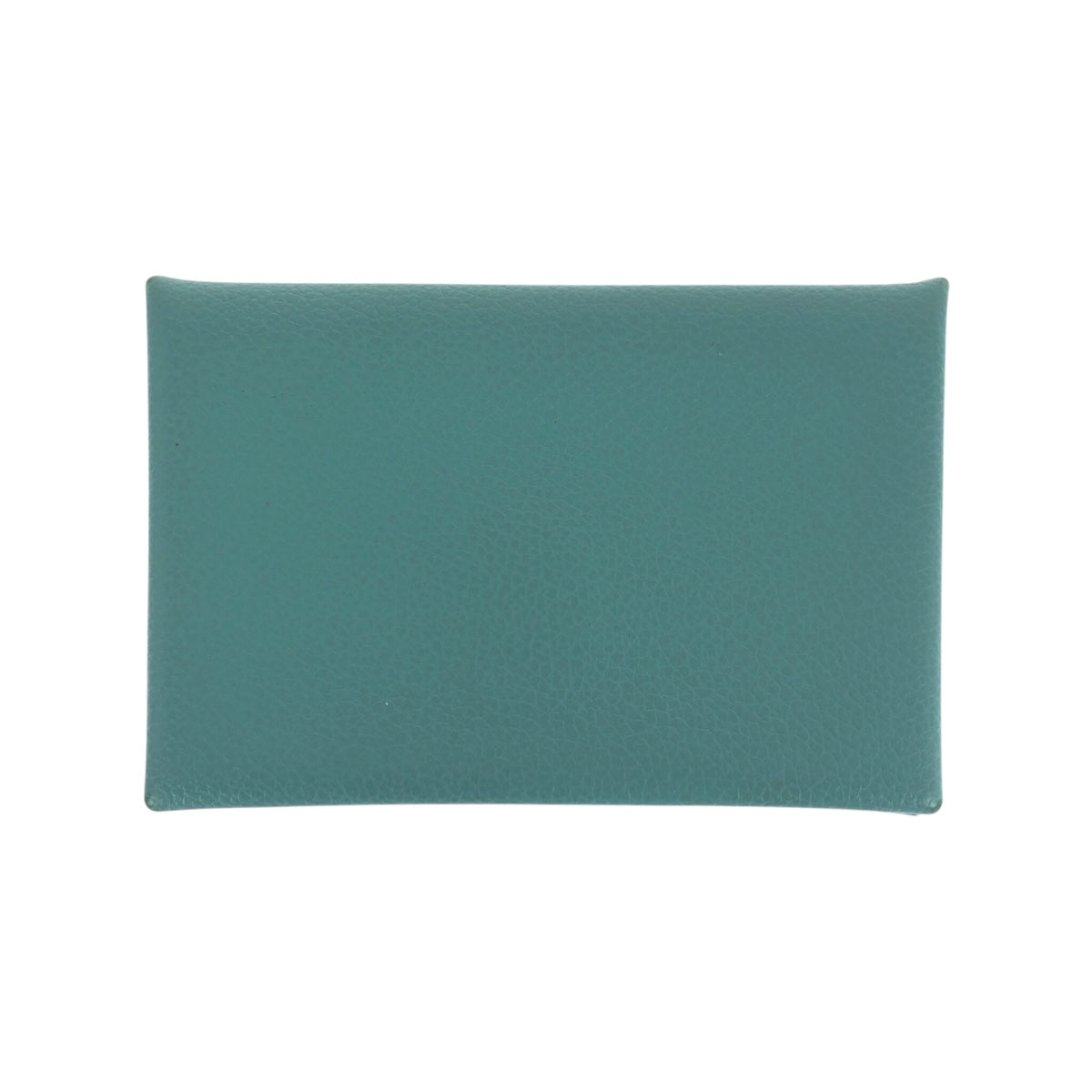 21124
HERMES エルメス カルヴィ ライトブルー シルバー金具 シェーブル カードケース 名刺入れ A刻印 レディース ABP30