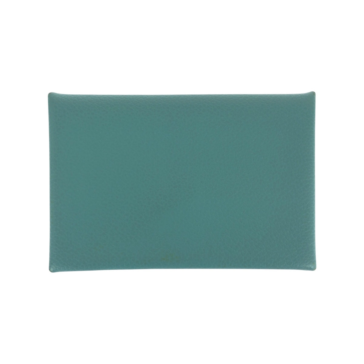 21124
HERMES エルメス カルヴィ ライトブルー シルバー金具 シェーブル カードケース 名刺入れ A刻印 レディース ABP30