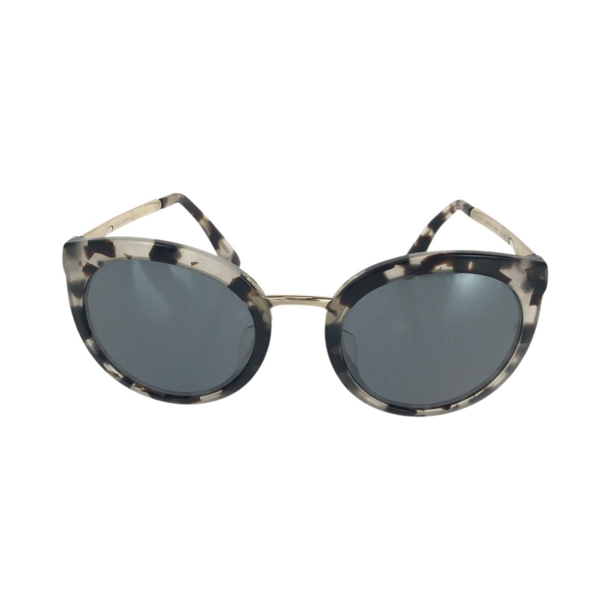 21128
DOLCE&GABBANA ドルチェアンドガッバーナ ブラウン クリア ゴールド金具 プラスチック / メタル DG4268-F 2888/6G 52□22 140 3N サングラス 男女兼用 ラウンド レディース AB12