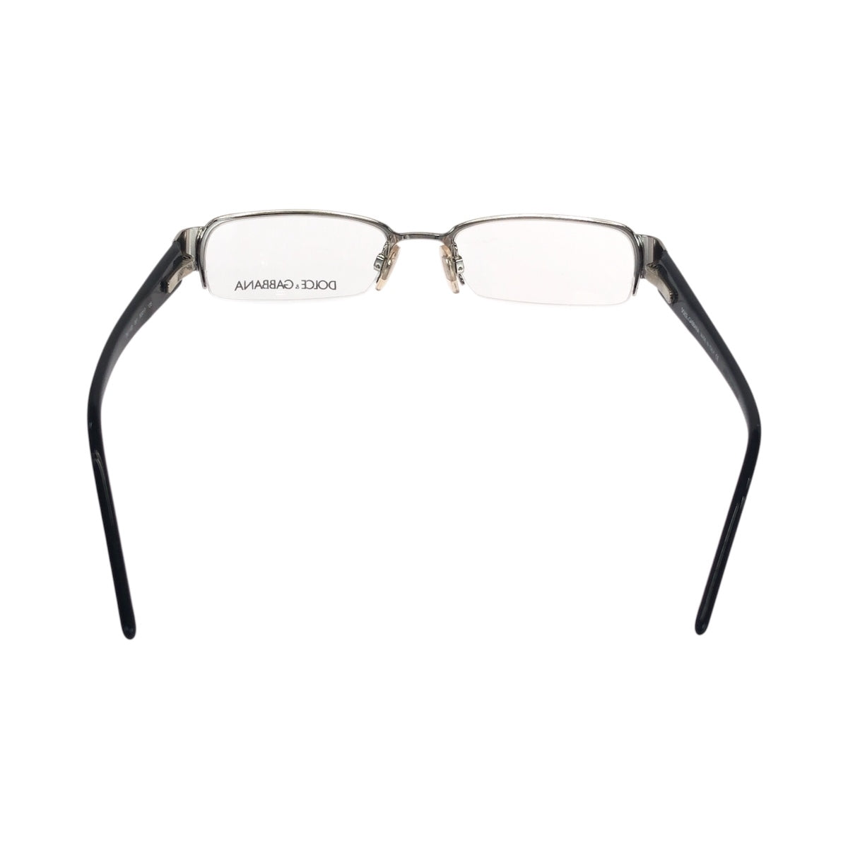 21129
DOLCE&GABBANA ドルチェアンドガッバーナ ブラック 黒 シルバー金具 プラスチック / メタル DG1103 061 50□17 135 メガネ メガネフレーム 男女兼用 メンズ A8