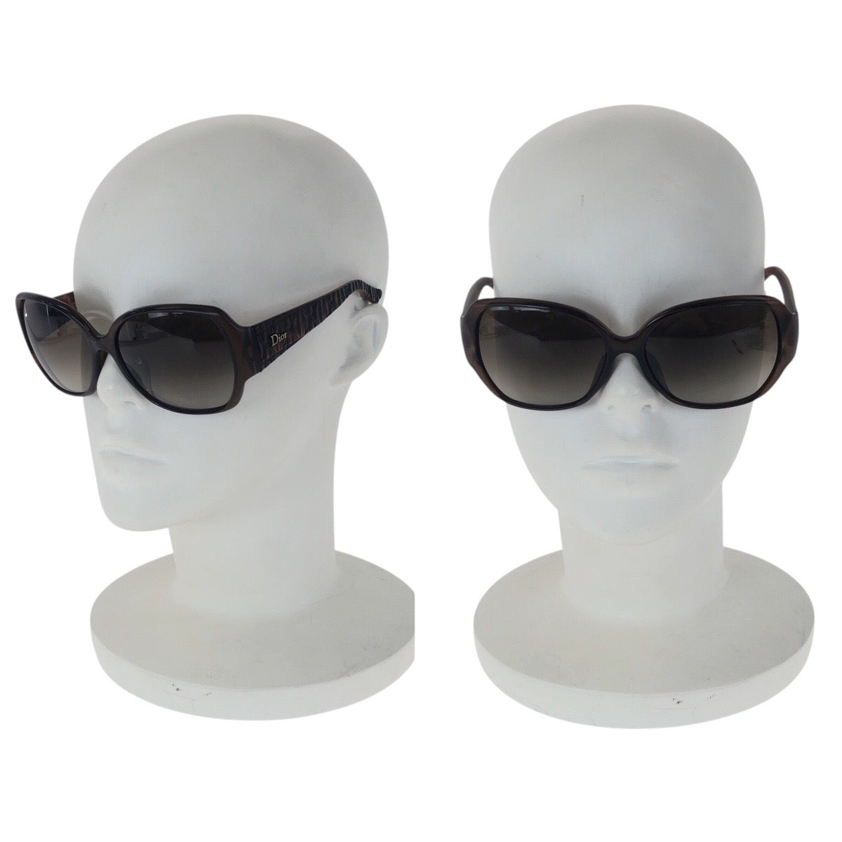 21130
Dior ディオール ブラウン ゴールド金具 プラスチック 393HA 60□15 135 サングラス 男女兼用 バタフライ レディース ABP8