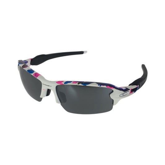 21131
OAKLEY オークリー Flak 2.0 Kokoro Collection ホワイト ブラック マルチカラー プラスチック / ラバー OO9271 3961 サングラス 男女兼用 スクエア レディース ABP12