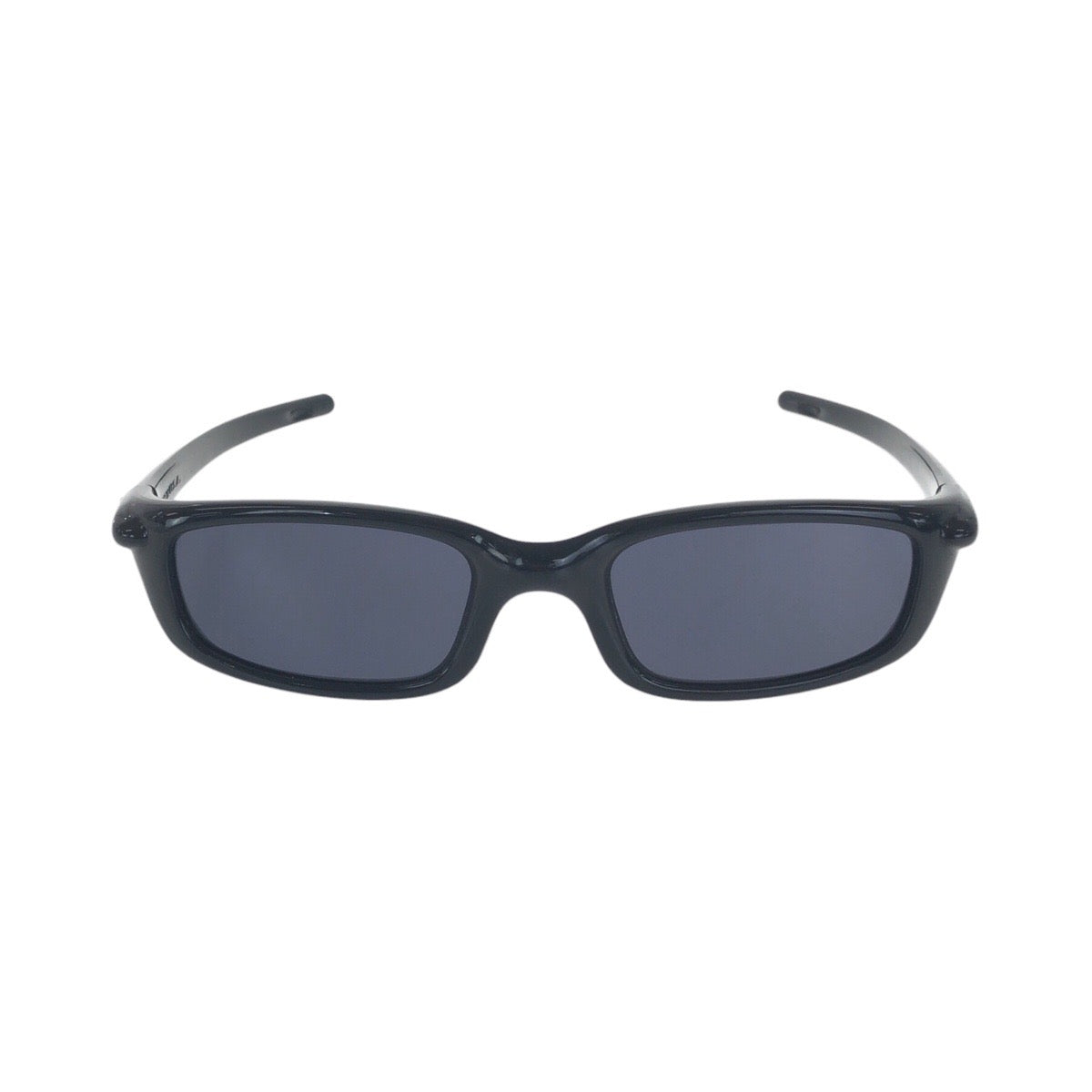 21132
OAKLEY オークリー ブラック 黒 シルバー プラスチック サングラス 男女兼用 スクエア レディース ABP8