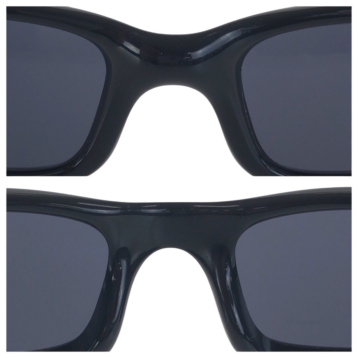 21132
OAKLEY オークリー ブラック 黒 シルバー プラスチック サングラス 男女兼用 スクエア レディース ABP8