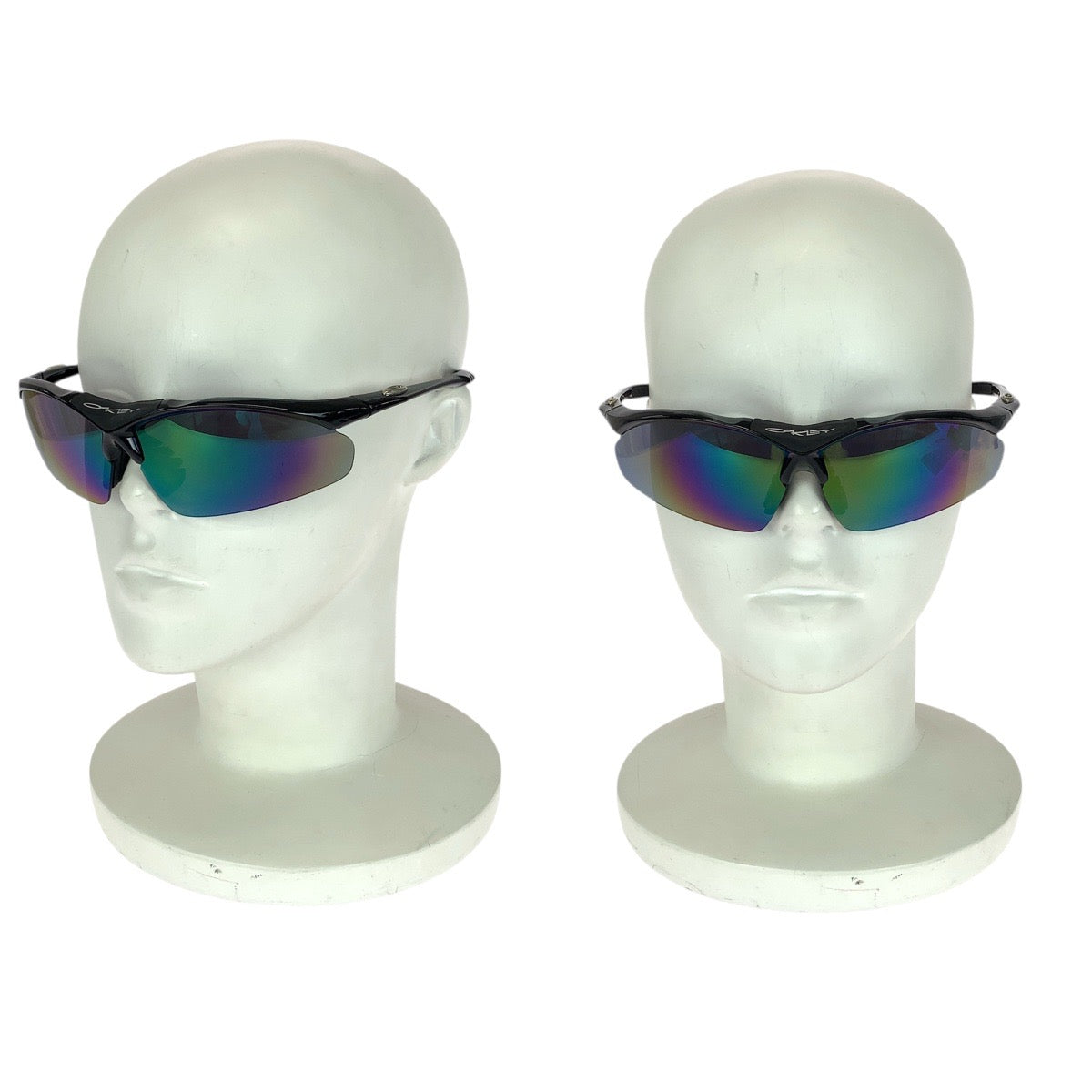 21133
OAKLEY オークリー ブラック 黒 シルバー金具 プラスチック 0091 74□17 125 サングラス スクエア メンズ AB14