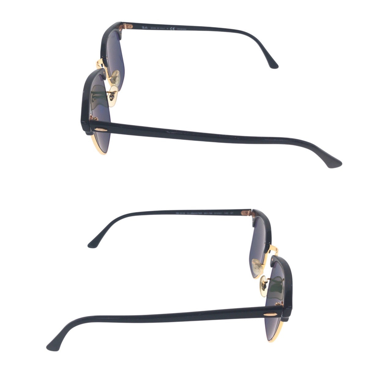 21135
Ray-Ban レイバン クラブマスター ブラック 黒 ゴールド金具 プラスチック / メタル RB3016 CLUBMASTER 901/58 51□21 145 3P サングラス 男女兼用 ウェリントン メンズ B3