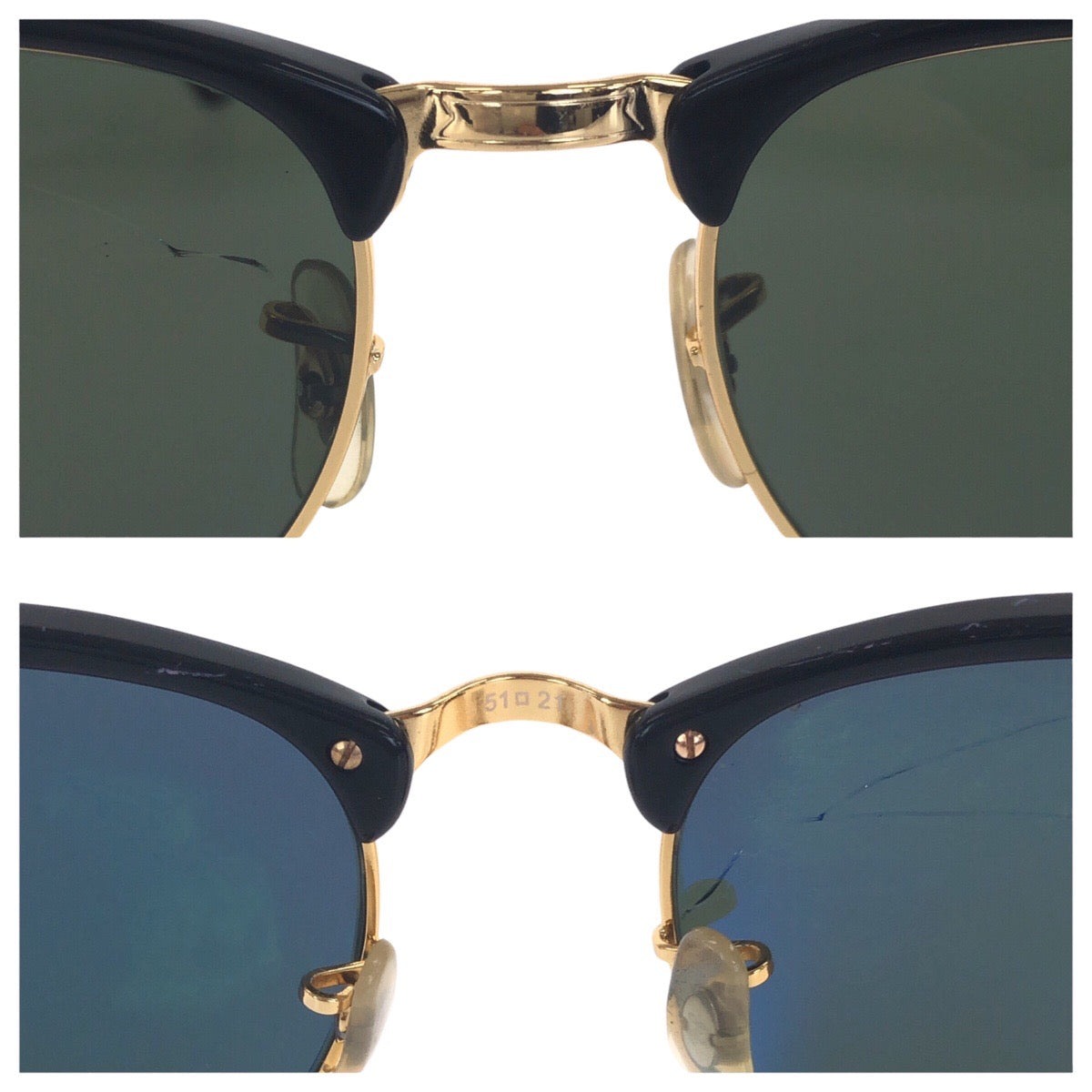 21135
Ray-Ban レイバン クラブマスター ブラック 黒 ゴールド金具 プラスチック / メタル RB3016 CLUBMASTER 901/58 51□21 145 3P サングラス 男女兼用 ウェリントン メンズ B3
