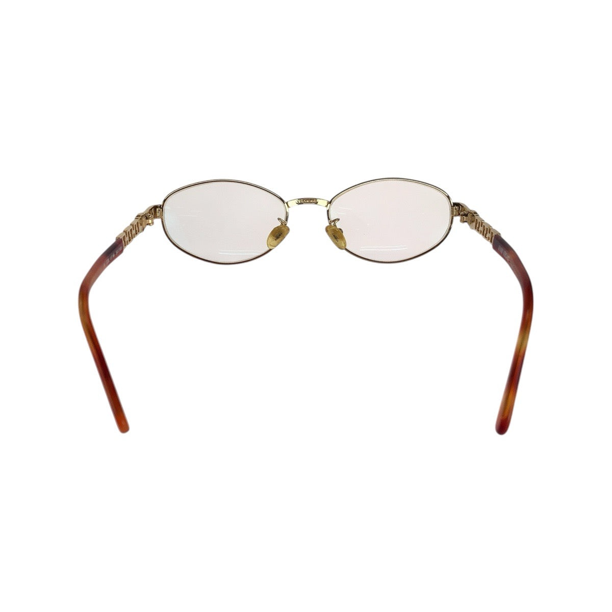 21137
VERSACE ヴェルサーチ ゴールド ブラウン メタル / プラスチック COL 07M 54□18 メガネ メガネフレーム 男女兼用 レディース AB12