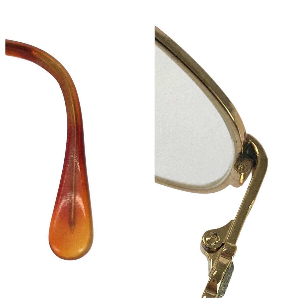 21137
VERSACE ヴェルサーチ ゴールド ブラウン メタル / プラスチック COL 07M 54□18 メガネ メガネフレーム 男女兼用 レディース AB12