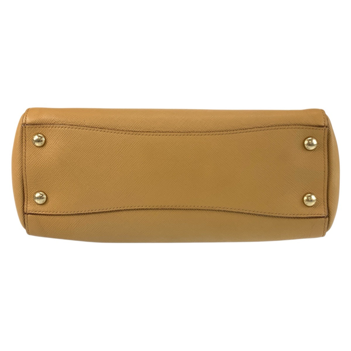 21138
PRADA プラダ サフィアーノ ベージュ ゴールド金具 レザー ハンドバッグ ショルダーバッグ 2way レディース ABP68