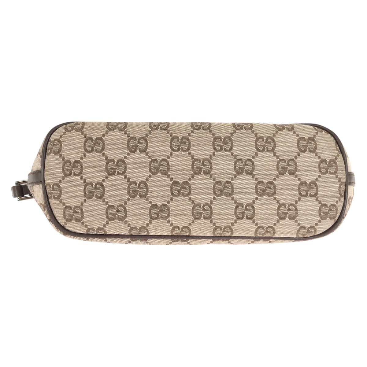 21144
GUCCI グッチ ブラウン シルバー金具 GGキャンバス / レザー 07198 ハンドバッグ アクセサリーポーチ レディース ABP20