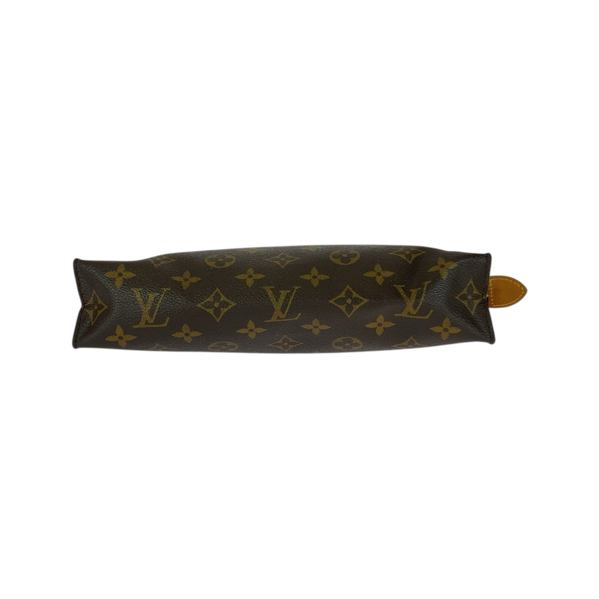 21146
LOUIS VUITTON ルイヴィトン ヴィンテージ モノグラム ポッシュ トワレット26 ブラウン 茶 ゴールド金具 レザー M47542 クラッチバッグ セカンドバッグ メンズ B20