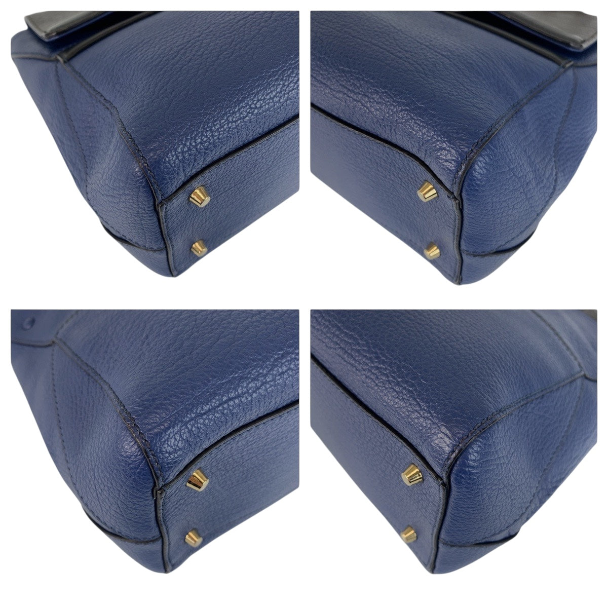 21149
Furla フルラ アルテーシア ブルー ブラック 黒 レザー F6675/S4 ハンドバッグ ショルダーバッグ レディース ABP8