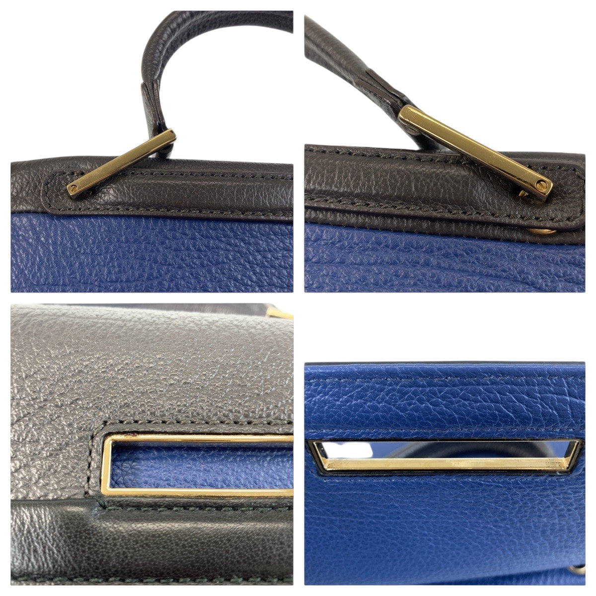 21149
Furla フルラ アルテーシア ブルー ブラック 黒 レザー F6675/S4 ハンドバッグ ショルダーバッグ レディース ABP8