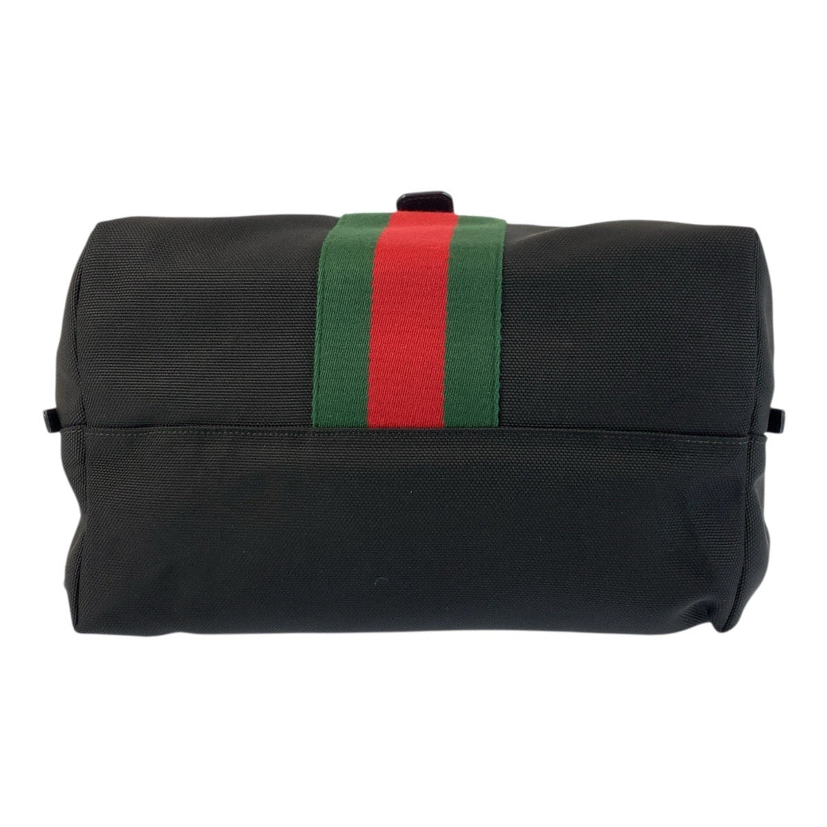 21158
GUCCI グッチ シェリーライン ブラック 黒 シルバー金具 レザー / テクノキャンバス 337075 リュック バックパック メンズ ABP62