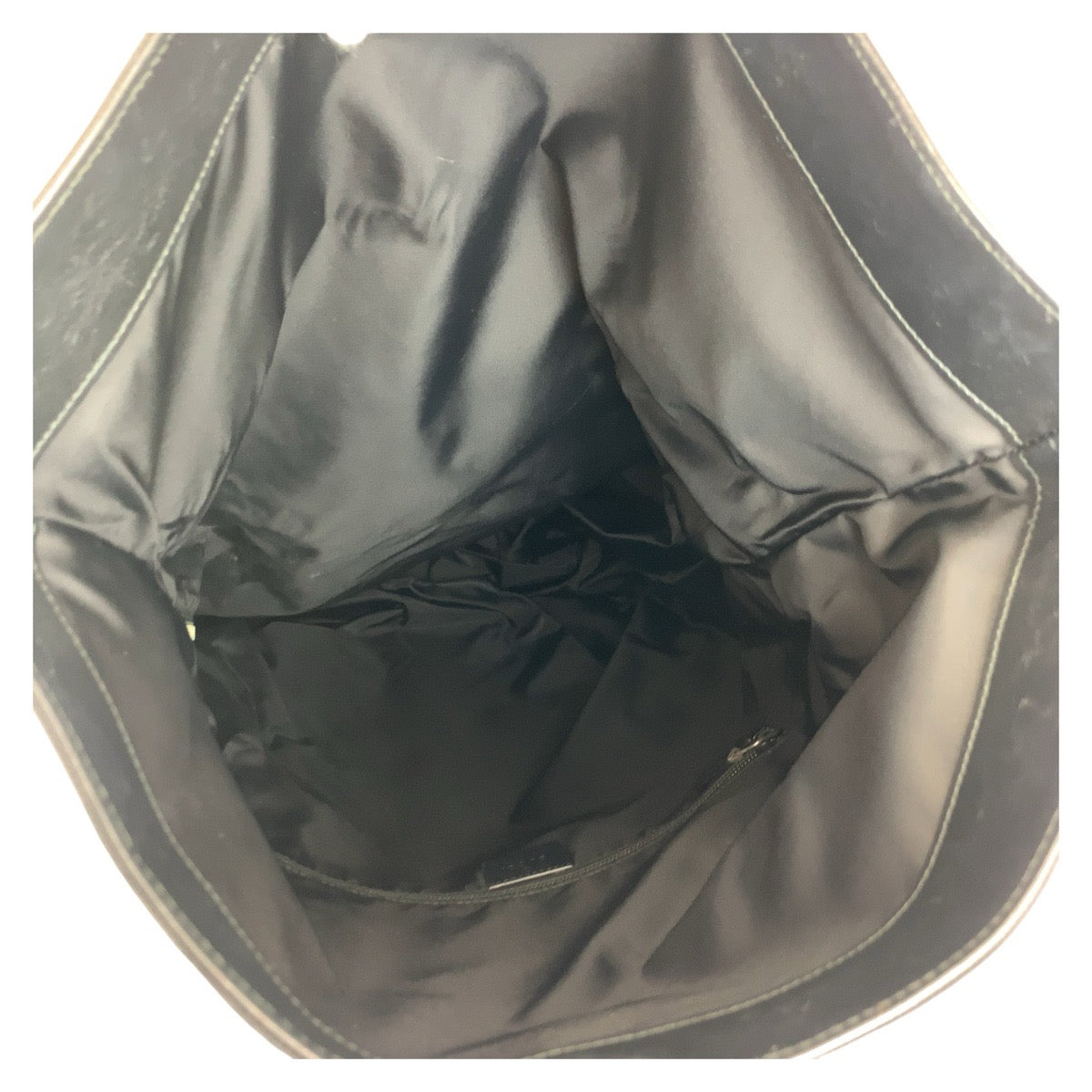 21158
GUCCI グッチ シェリーライン ブラック 黒 シルバー金具 レザー / テクノキャンバス 337075 リュック バックパック メンズ ABP62