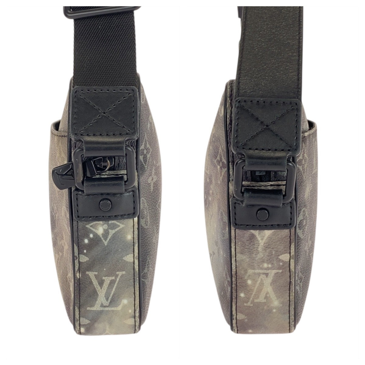 21159
LOUIS VUITTON ルイヴィトン モノグラム ギャラクシー アルファメッセンジャー グレー 黒 ブラック レザー / モノグラムキャンバス M44165 ショルダーバッグ メッセンジャーバッグ メンズ ABP200