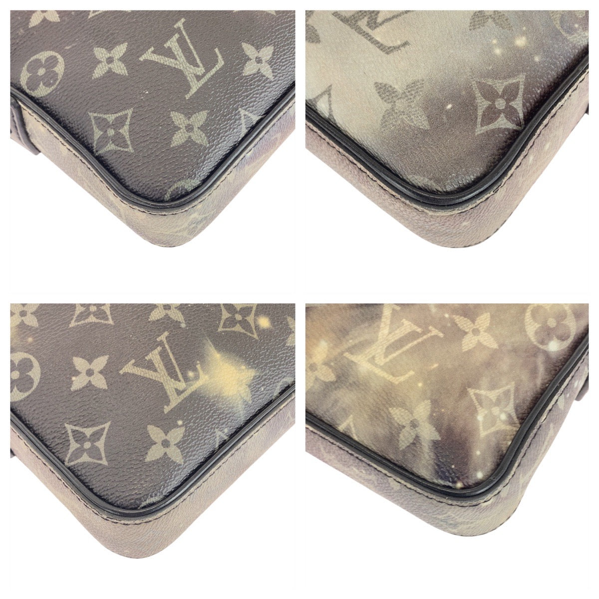 21159
LOUIS VUITTON ルイヴィトン モノグラム ギャラクシー アルファメッセンジャー グレー 黒 ブラック レザー / モノグラムキャンバス M44165 ショルダーバッグ メッセンジャーバッグ メンズ ABP200