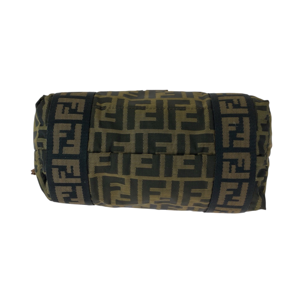 21167
FENDI フェンディ ヴィンテージ ズッカ ブラウン ゴールド金具 キャンバス ハンドバッグ ショルダーバッグ レディース ABP45