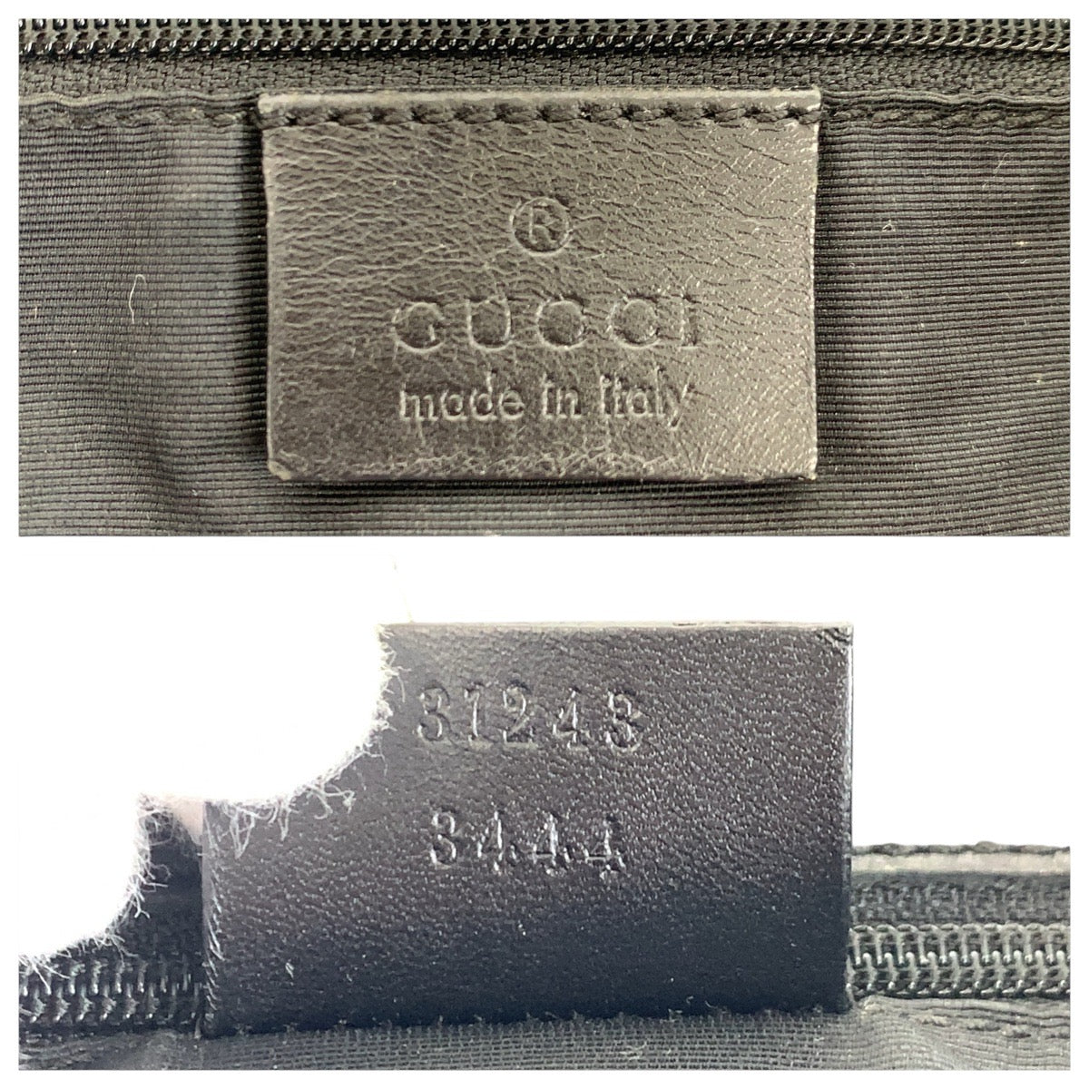 21182
GUCCI グッチ ブラック 黒 GGキャンバス / レザー 31243 トートバッグ ショルダーバッグ レディース ABP38