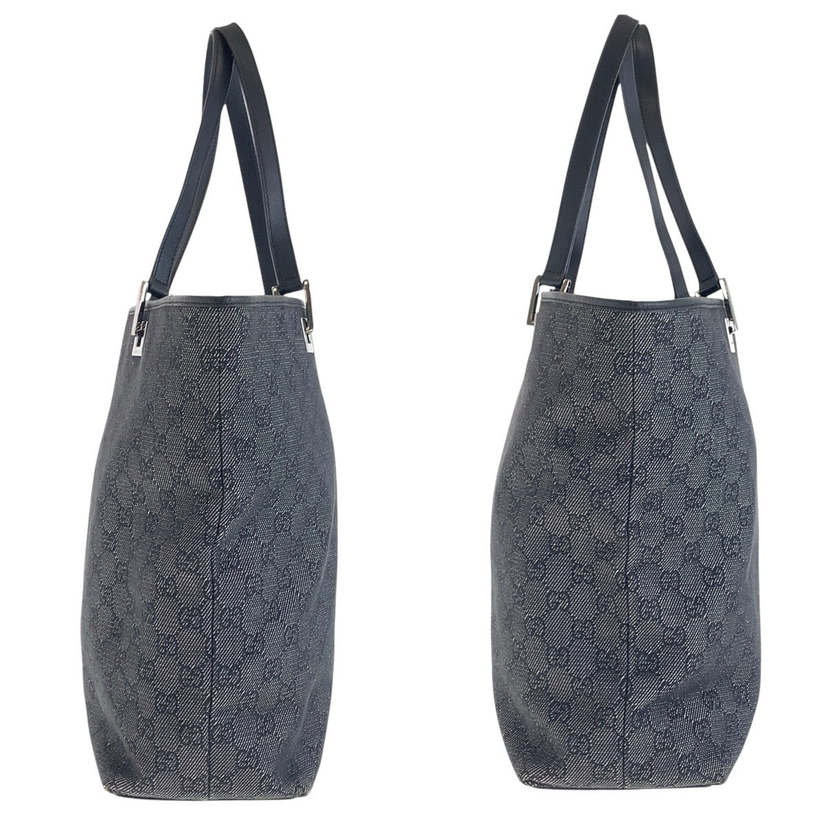 21182
GUCCI グッチ ブラック 黒 GGキャンバス / レザー 31243 トートバッグ ショルダーバッグ レディース ABP38