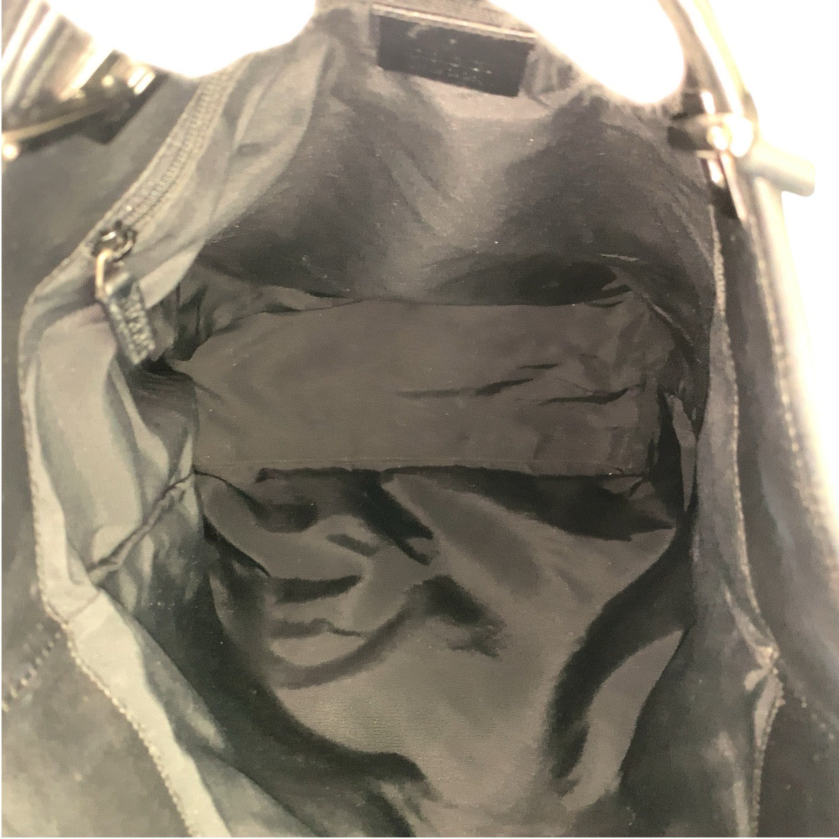 21182
GUCCI グッチ ブラック 黒 GGキャンバス / レザー 31243 トートバッグ ショルダーバッグ レディース ABP38